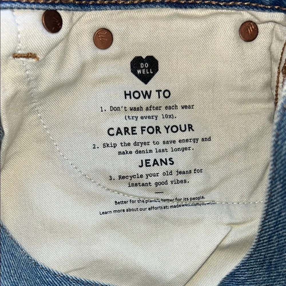 Madewell Classic Blue Denim Shorts
